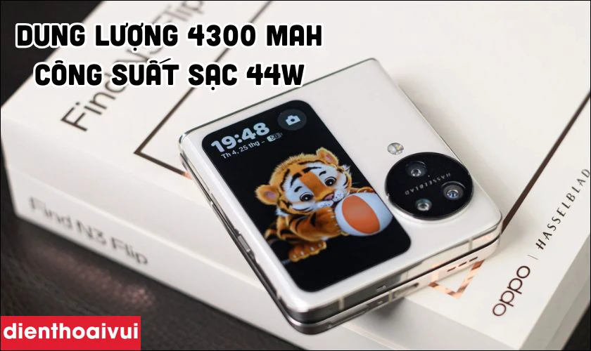 Tổng quan pin điện thoại OPPO Find N3 Flip