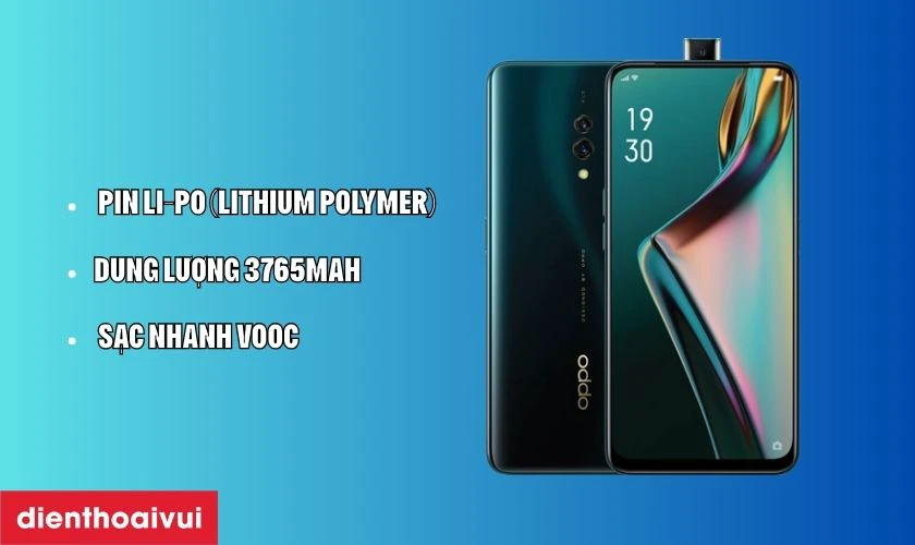 Giới thiệu pin OPPO K3