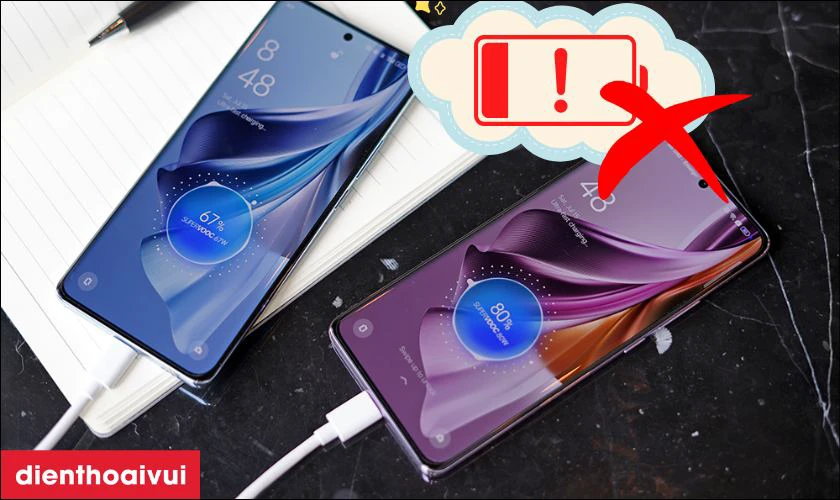 Thời gian sạc l&acirc;u hơn b&igrave;nh thường l&agrave; một dấu hiệu kh&ocirc;ng tốt