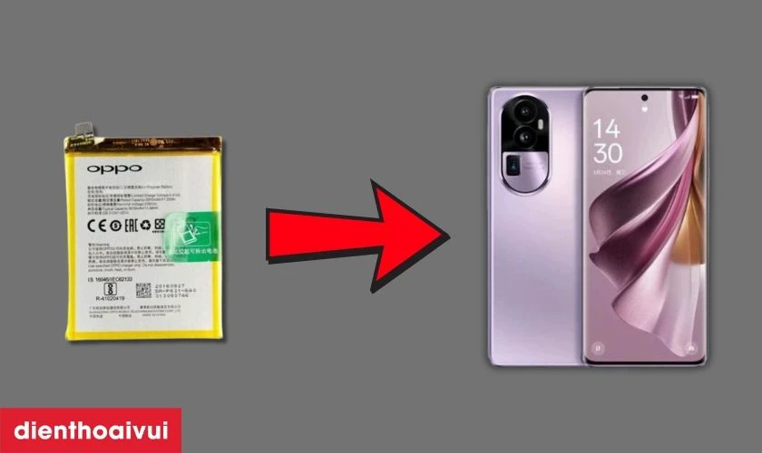 Giới thiệu pin điện thoại OPPO Reno 10 Pro Plus