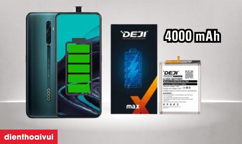 Thay pin OPPO Reno 2F ch&iacute;nh h&atilde;ng Deji