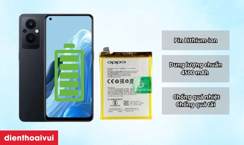 Đặc điểm của pin Oppo Reno 7Z 5G