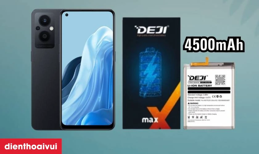 Thay pin OPPO Reno 7Z ch&iacute;nh h&atilde;ng Deji