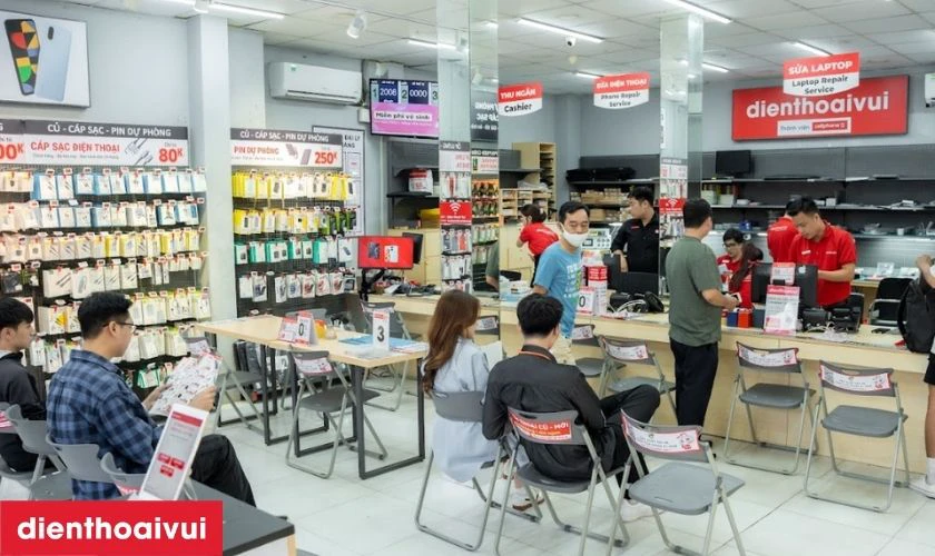 Quy tr&igrave;nh thay pin Pisen ch&iacute;nh h&atilde;ng MacBook Air 13 inch 2018/2019 A1932 tại Điện Thoại Vui