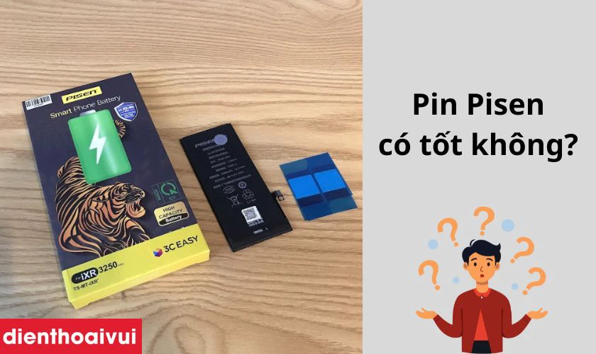 Pin Pisen l&agrave; g&igrave; v&agrave; c&oacute; tốt để thay cho iPhone XR hay kh&ocirc;ng?
