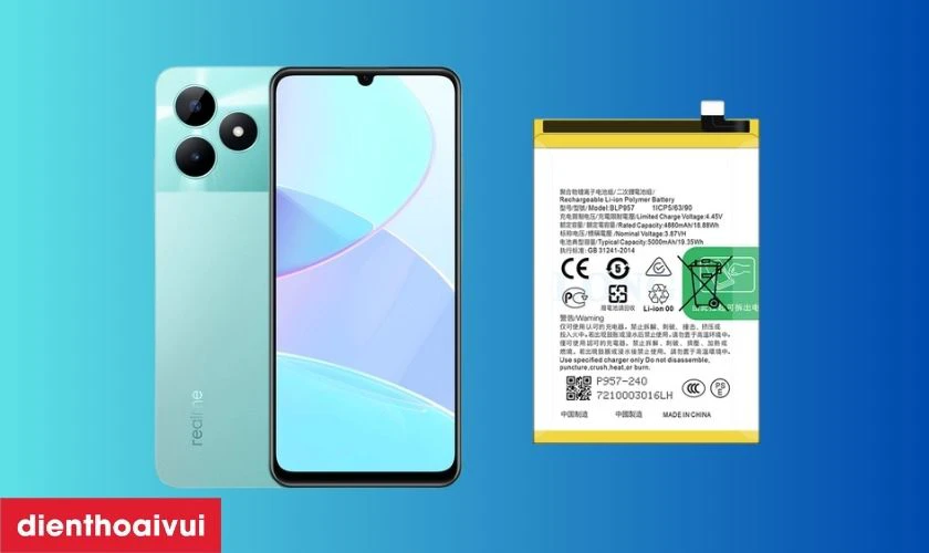 Tổng quan pin điện thoại Realme C51
