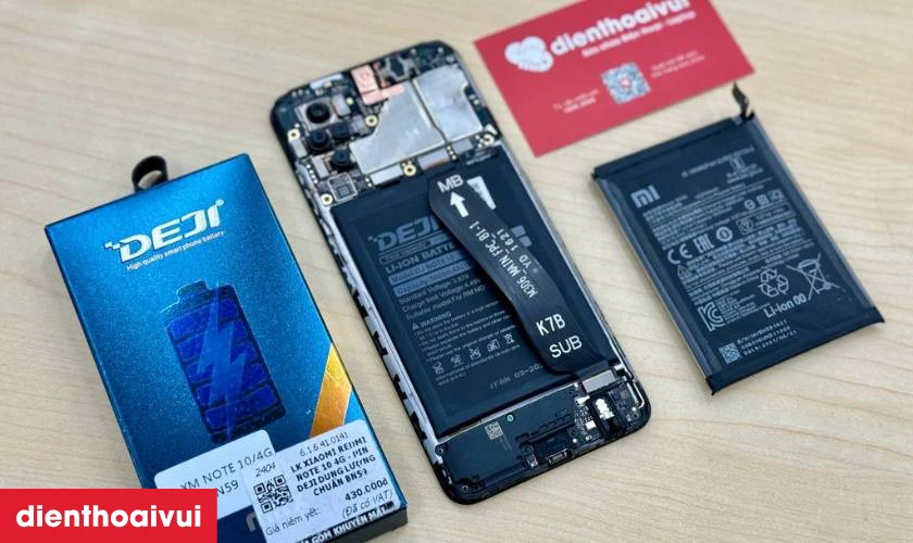 Quy trình thay pin Samsung A92 chuyên nghiệp lấy liền tại Điện Thoại Vui