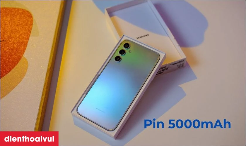 Samsung A34 sở hữu pin dung lượng khủng, sạc nhanh 45W đ&aacute;p ứng nhu cầu sử dụng lớn của người d&ugrave;ng