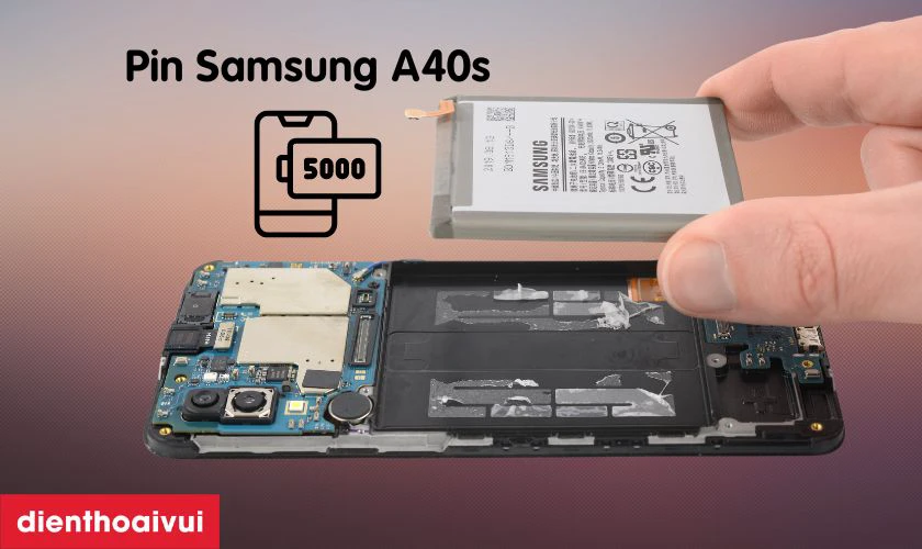 Đ&aacute;nh gi&aacute; về pin Samsung A40S