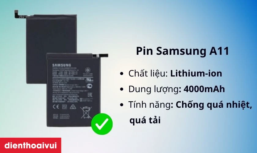 Thay pin Samsung A11