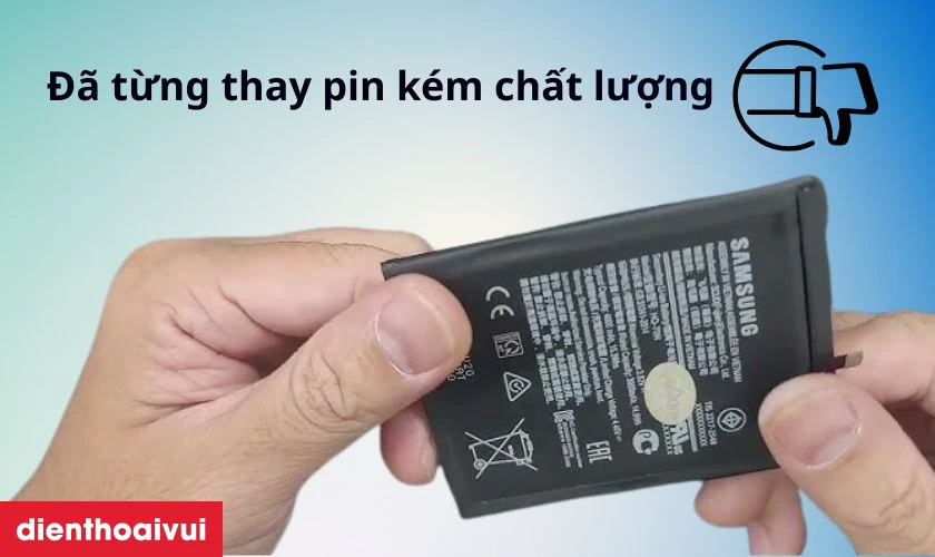 Pin Samsung A11 bị chai phồng do đ&acirc;u