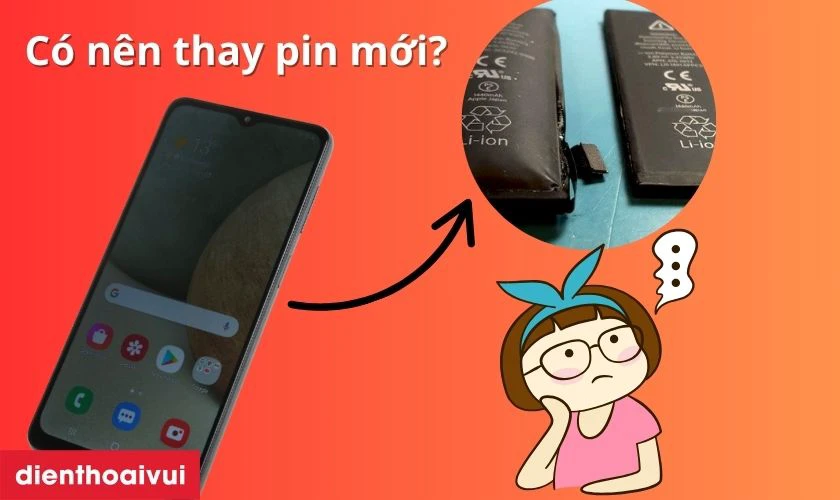 C&oacute; n&ecirc;n thay pin Samsung Galaxy A12 kh&ocirc;ng?