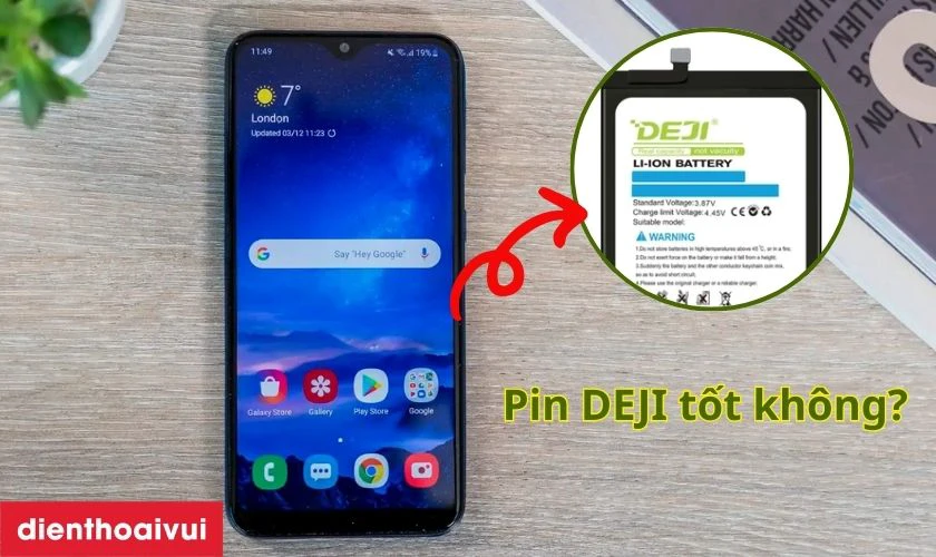 Pin h&atilde;ng Deji thay cho Samsung Galaxy A20E c&oacute; tốt kh&ocirc;ng?