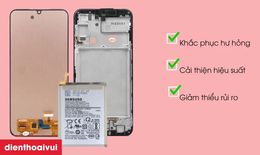 Thay pin mới gi&uacute;p cải thiện hiệu suất, khắc phục lỗi pin sạc hiệu quả