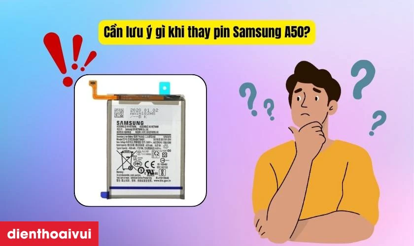 Cần lưu &yacute; g&igrave; khi thay pin