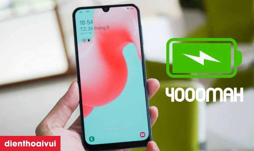 Đ&aacute;nh gi&aacute; pin điện thoại Samsung Galaxy A50s