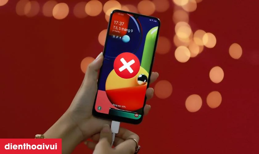 Nguy&ecirc;n nh&acirc;n pin Samsung Galaxy A50s bị chai ph&ograve;ng v&agrave; hư hỏng