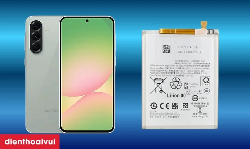Đ&aacute;nh gi&aacute; pin Samsung Galaxy A56 5G