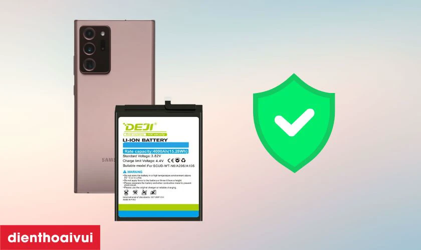 Pin chính hãng Deji thay cho Samsung Galaxy Note 20 Ultra có tốt không?