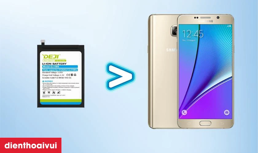 Pin Deji thay cho Samsung Note 5 c&oacute; tốt kh&ocirc;ng