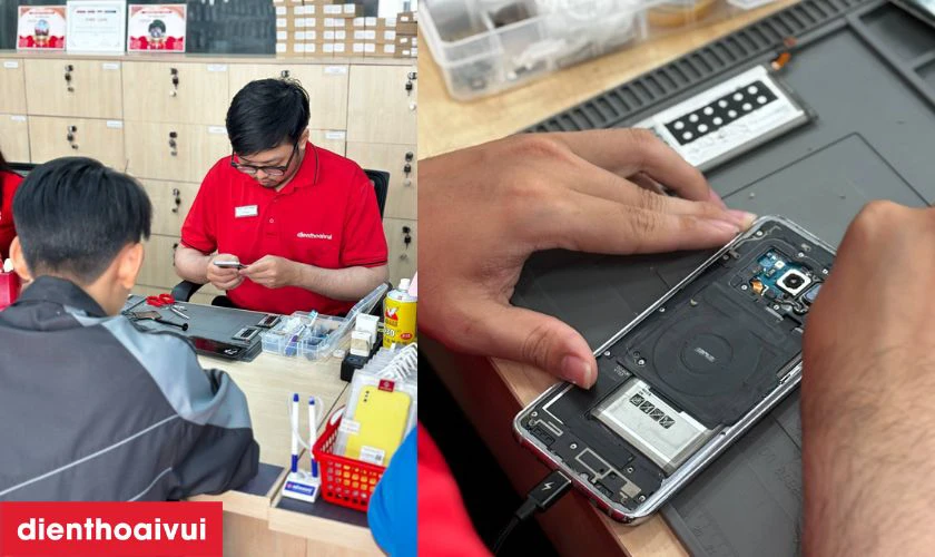 Kiểm tra, x&aacute;c định lỗi pin của Samsung Galaxy S10e v&agrave; b&aacute;o gi&aacute;