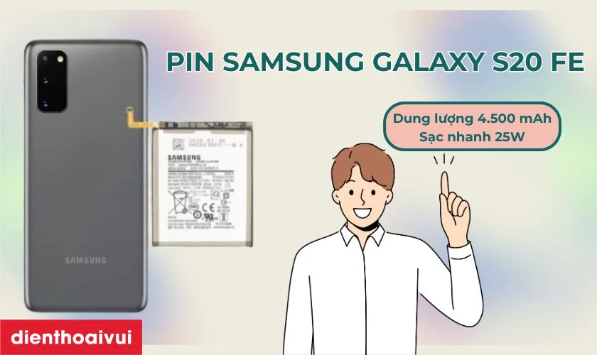 Đ&aacute;nh gi&aacute; pin Samsung Galaxy S20 FE