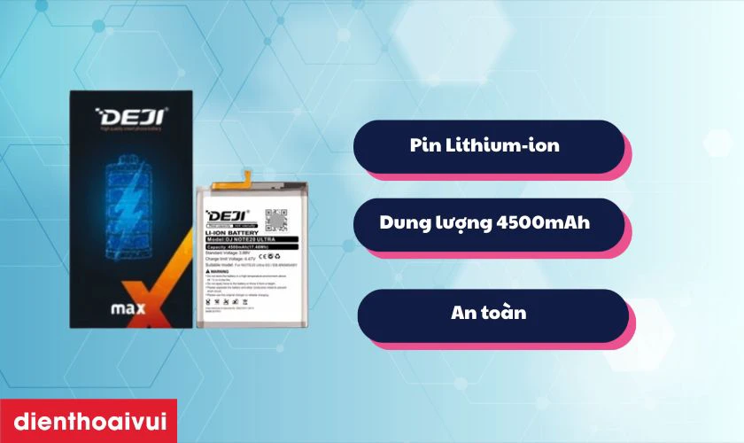 Đ&aacute;nh gi&aacute; pin Samsung Galaxy S23 FE h&atilde;ng Deji