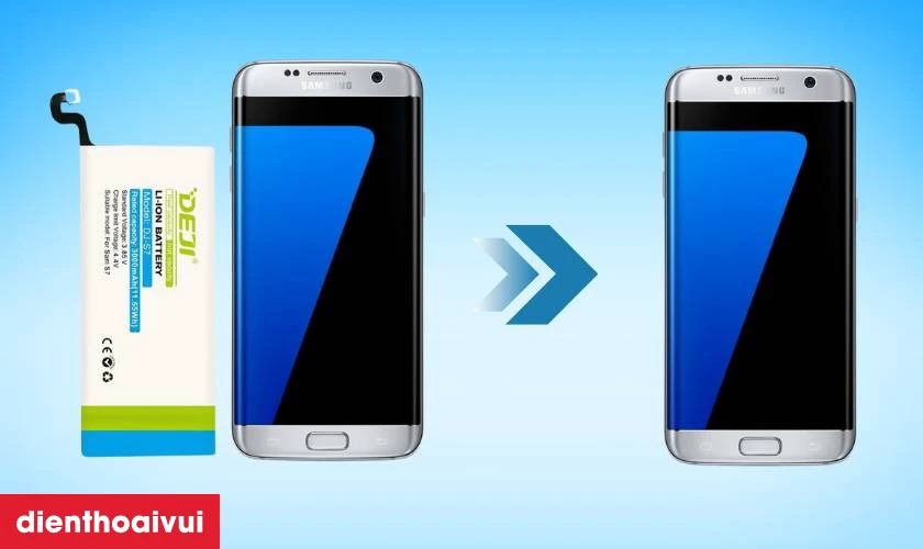 Pin Deji thay cho Samsung S7 c&oacute; tốt kh&ocirc;ng