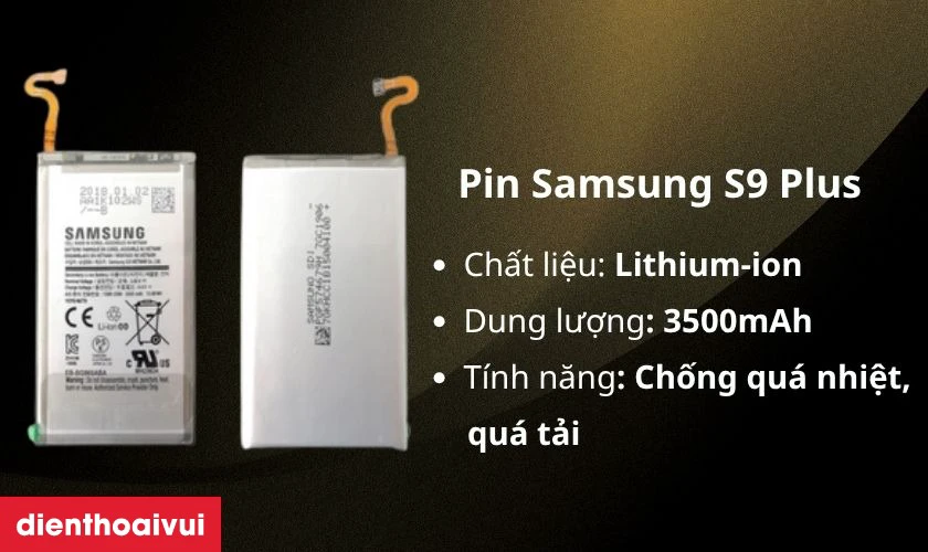Thay pin Samsung S9 Plus