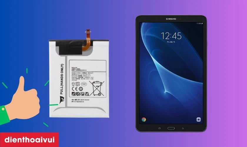 Đ&aacute;nh gi&aacute; pin Samsung Galaxy Tab A 7.0 2016