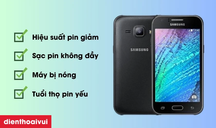 C&aacute;c dấu hiệu nhận biết bạn cần thay pin Samsung J1 nhanh ch&oacute;ng