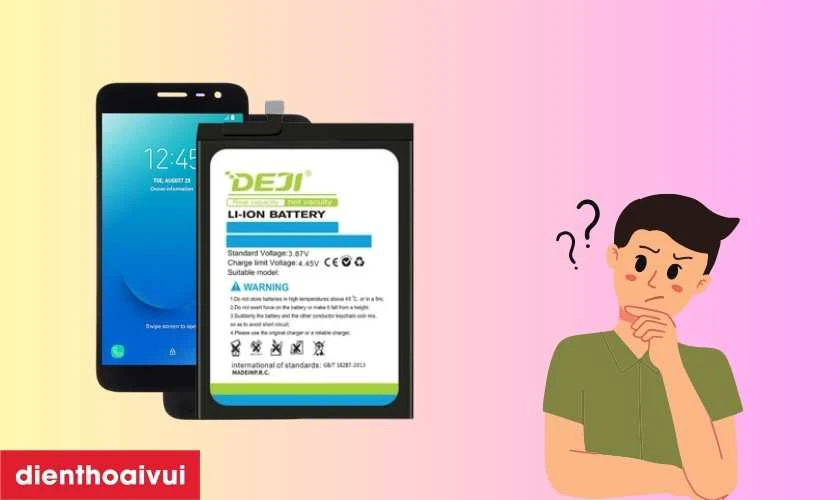 Pin Samsung J2 ch&iacute;nh h&atilde;ng Deji l&agrave; g&igrave;?