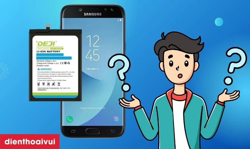 Pin Samsung J5 2017 ch&iacute;nh h&atilde;ng Deji l&agrave; g&igrave;?