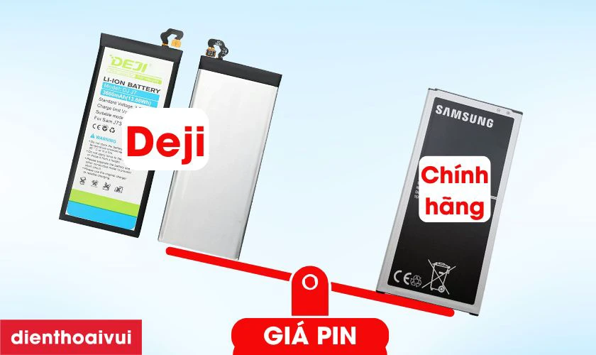 Có nên thay pin Samsung J7 chính hãng Deji không?