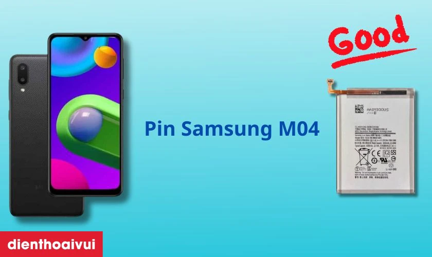 Gi&aacute; thay pin Samsung M04
