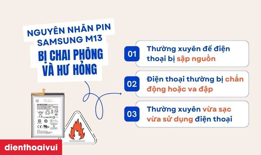 Nguyên nhân gây chai pin