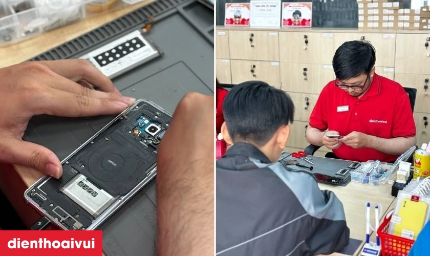 Cửa hàng thay pin Samsung M13 uy tín