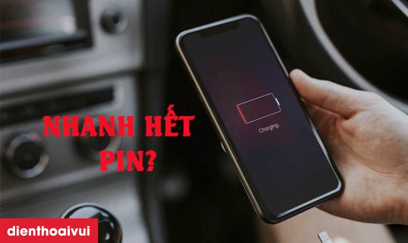 Thời lượng pin giảm đ&aacute;ng kể