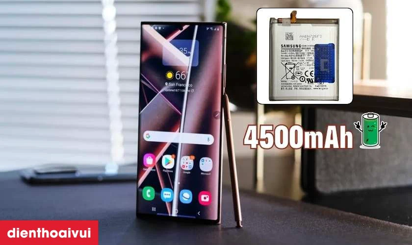 Giới thiệu pin Samsung Note 20 Ultra