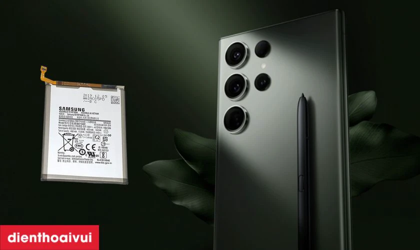 Tổng quan pin điện thoại Samsung S23 Ultra