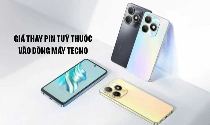 Yếu tố ảnh hưởng đến giá thay pin Tecno quận Hai Bà Trưng