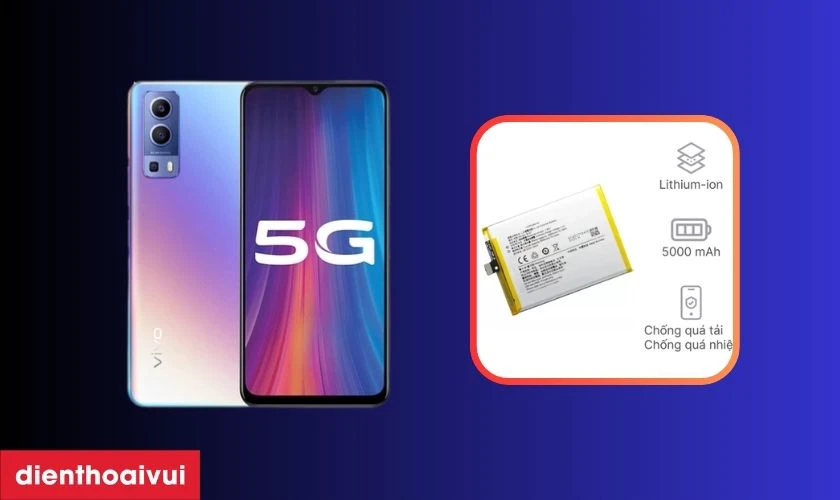 Đ&aacute;nh gi&aacute; pin Vivo Y72 5G