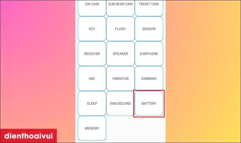 Cách kiểm tra tình trạng pin của điện thoại Vsmart