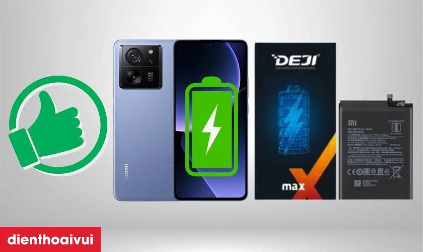 Pin Deji thay cho Xiaomi 13T Pro có tốt không