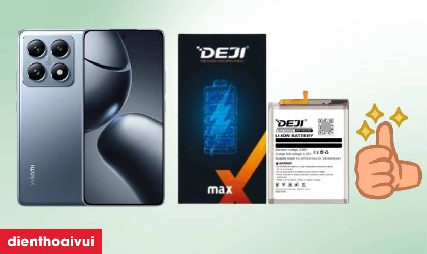 Pin Deji thay cho Xiaomi 14T Pro c&oacute; tốt kh&ocirc;ng?