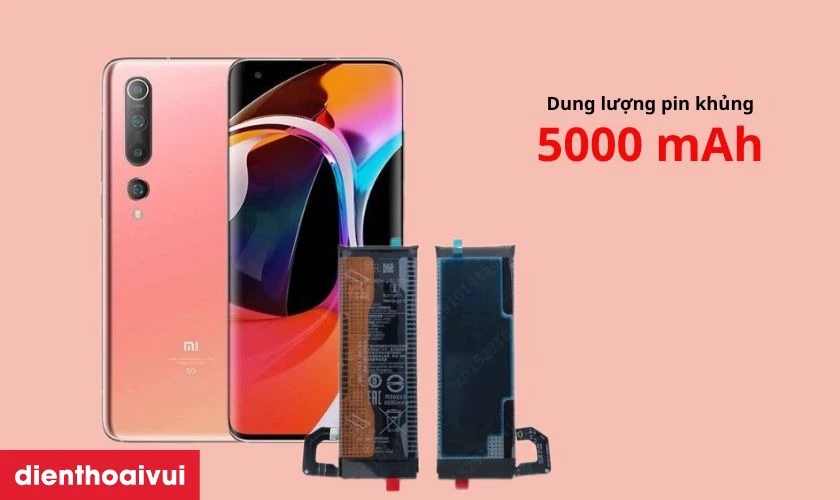 Xiaomi Redmi 10 sở hữu pin dung lượng khủng, t&iacute;ch hợp sạc nhanh 18W