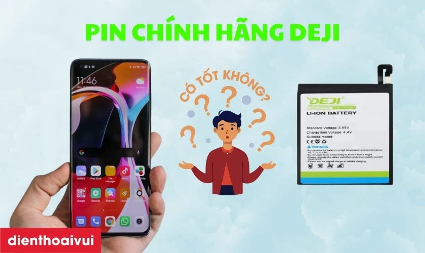Pin ch&iacute;nh h&atilde;ng Deji thay cho Mi 10 Pro c&oacute; tốt kh&ocirc;ng?