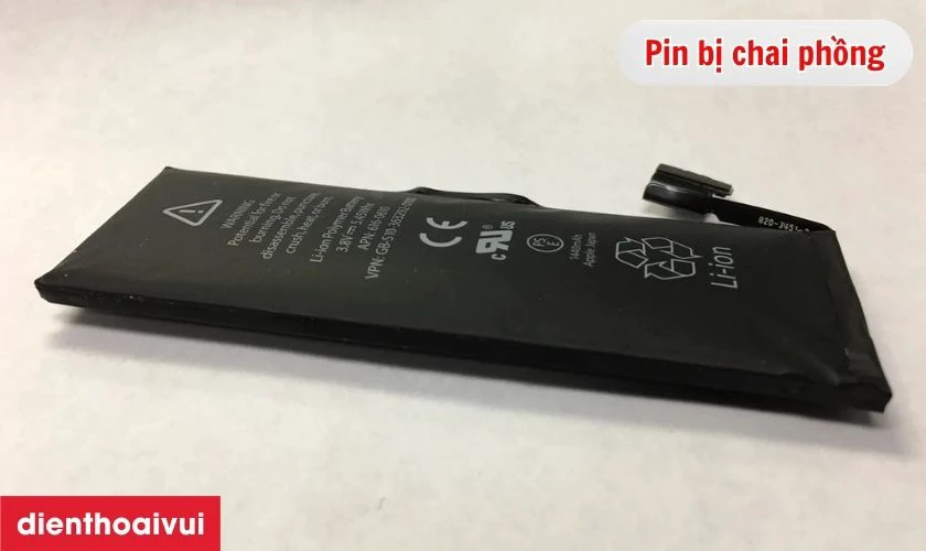 Pin bị phồng to c&oacute; thể nh&igrave;n thấy