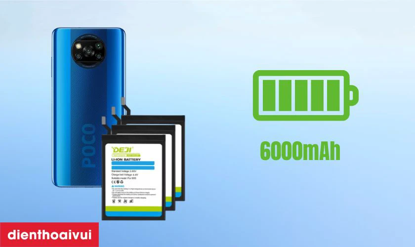Pin Deji thay cho Xiaomi Poco X3 c&oacute; tốt kh&ocirc;ng?