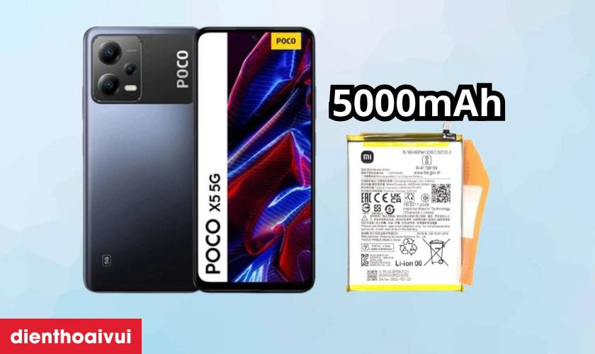 Đ&aacute;nh gi&aacute; pin Xiaomi Poco X5 5G
